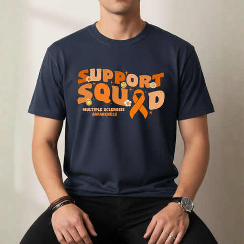 Support Squad Multiple Sclerosis Awareness Unisex Tee