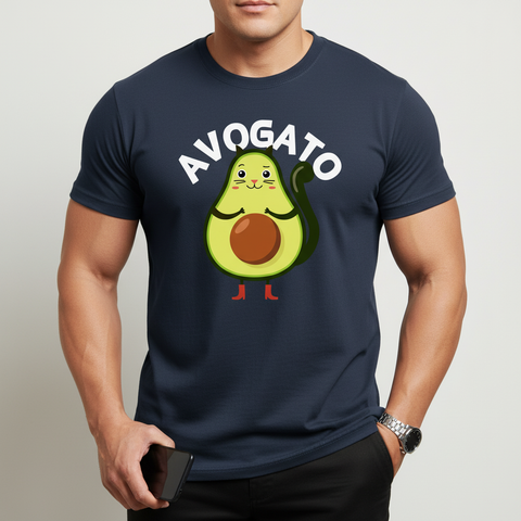 Funny Avogato for Cat And Avocado Lovers Unisex Tee