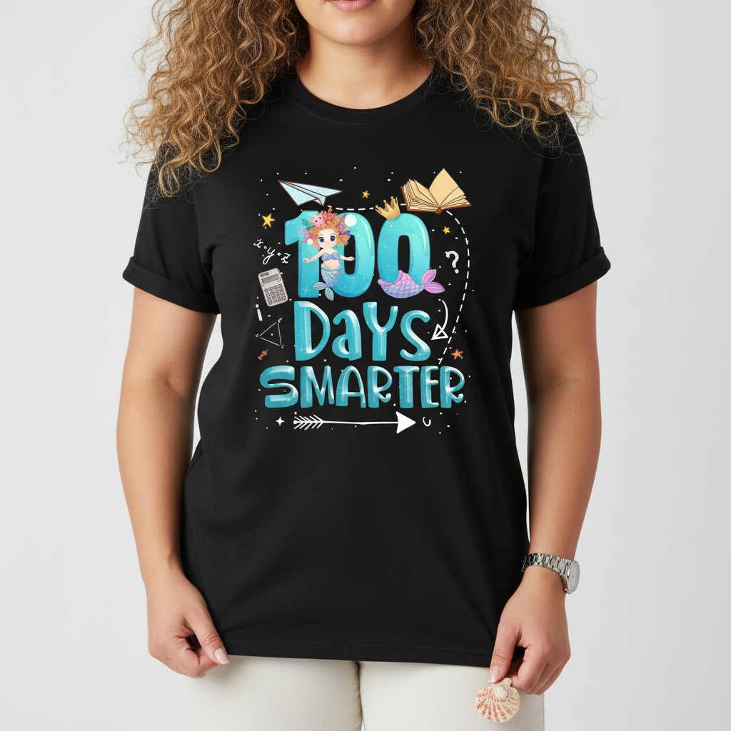 100 Days Smarter Unisex T-Shirt — 100th Day of School Celebration