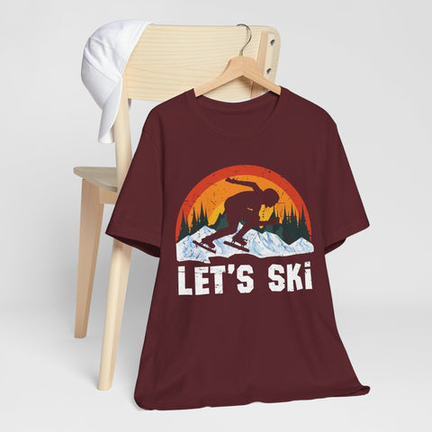 Let's Ski Adventure Unisex Tee Winter Sports