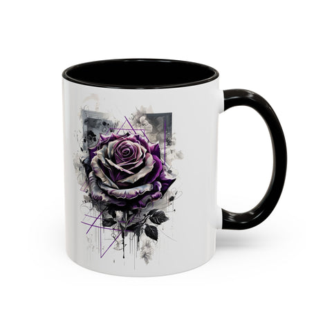 Colorful Artistic Rose Mug 11oz, 15oz