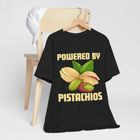 Powered by Pistachios Unisex Tee for Nut Lovers
