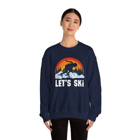 Let's Ski Adventure Winter Sports Sweatshirt