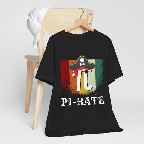 Retro Pi-rate Pi Day Unisex Tee