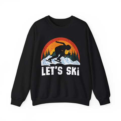 Let's Ski Adventure Winter Sports Sweatshirt