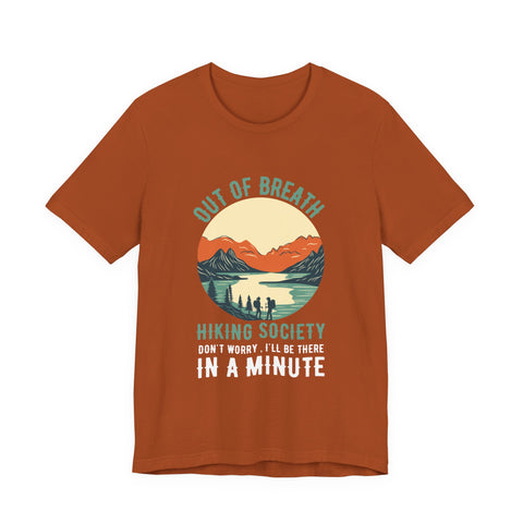Out Of Breath Hiking Society Unisex Tee