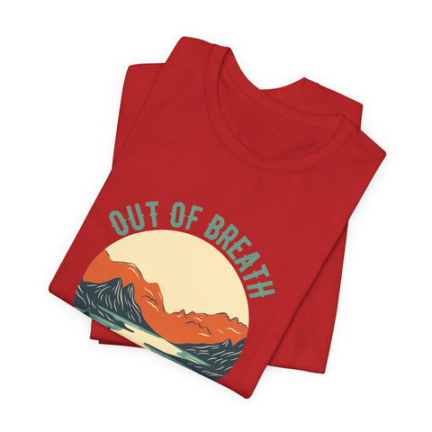 Out Of Breath Hiking Society Unisex Tee