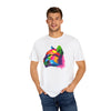 Colorful Panther Graphic Unisex T-shirt, Vibrant Art Tee, Animal Lover Gift, Festival Wear, Unique Casual Outfit