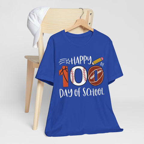 Happy 100th Day of School Unisex Tee