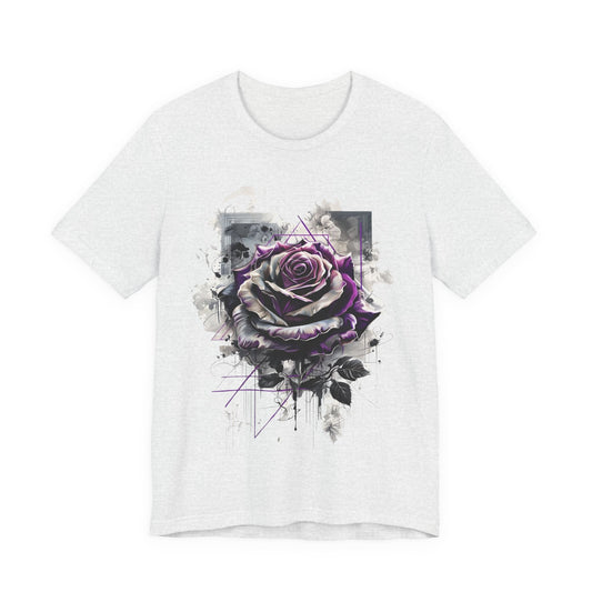 Purple Rose Artistic Unisex Tee