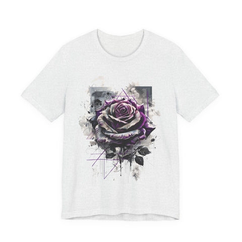 Purple Rose Artistic Unisex Tee