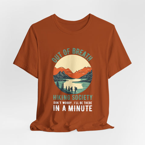 Out Of Breath Hiking Society Unisex Tee