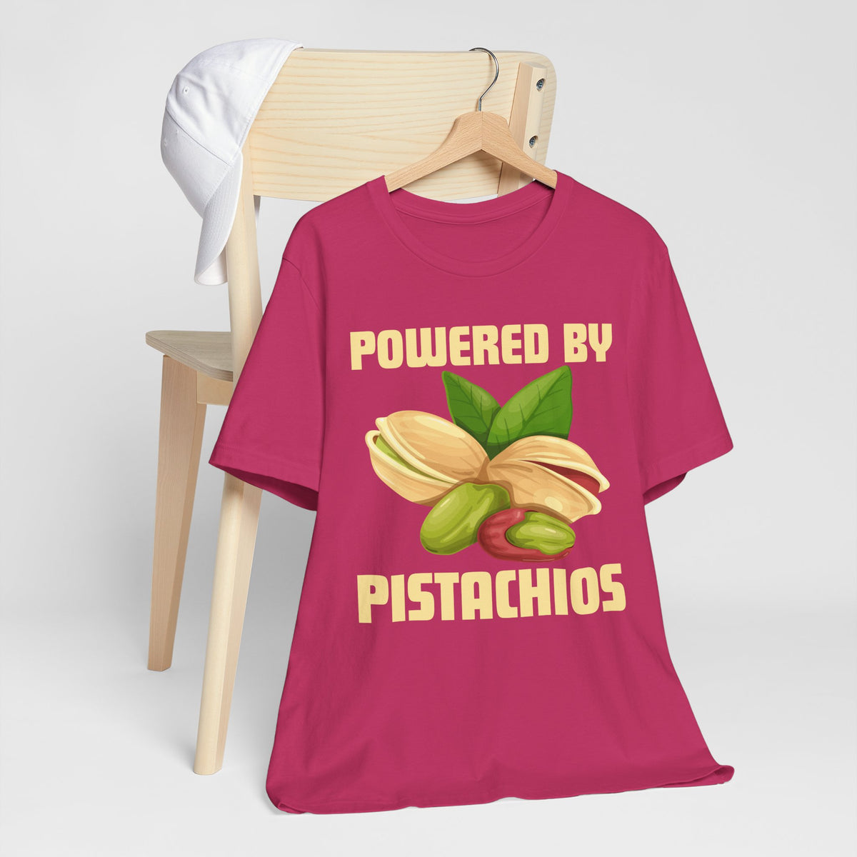 Powered by Pistachios Unisex Tee for Nut Lovers