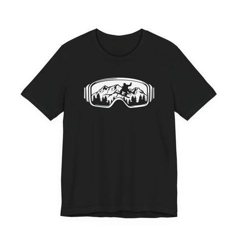 Snow Goggles Ski Unisex Tee - Mountain Skiing Goggles