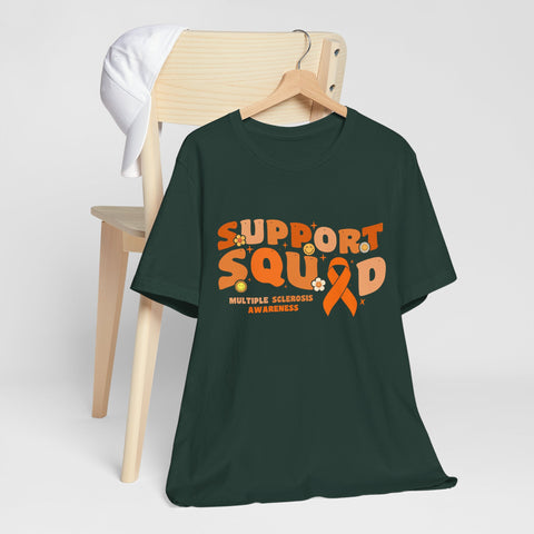 Support Squad Multiple Sclerosis Awareness Unisex Tee