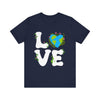 Earth Heart Graphic Tee, Eco-Friendly Shirt, Sustainable Fashion, Gift for Nature Lovers, Unisex Tee for Earth Day