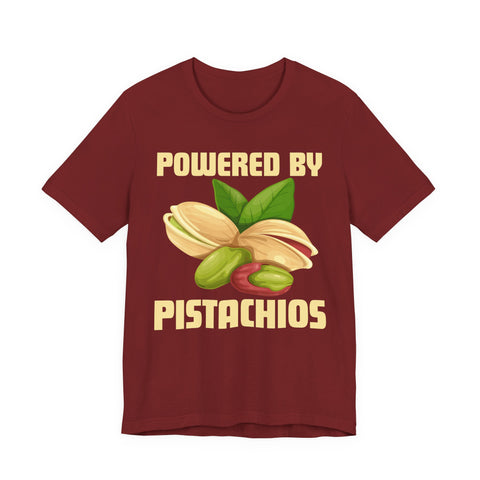 Powered by Pistachios Unisex Tee for Nut Lovers