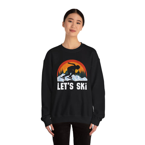 Let's Ski Adventure Winter Sports Sweatshirt
