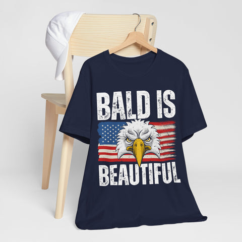 Bald Is Beautiful Eagle Unisex Tee