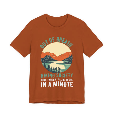 Out Of Breath Hiking Society Unisex Tee