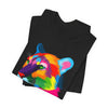 Colorful Tiger Graphic Tee | Unisex Jersey Tee, Casual Wear, Animal Lover Gift, Eco-Friendly Tee, Nature Enthusiast Shirt