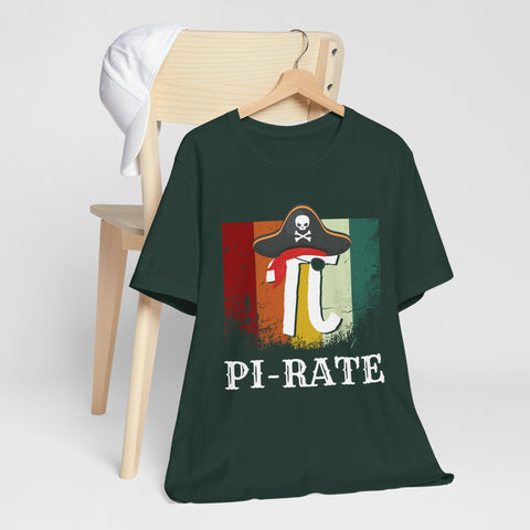 Retro Pi-rate Pi Day Unisex Tee