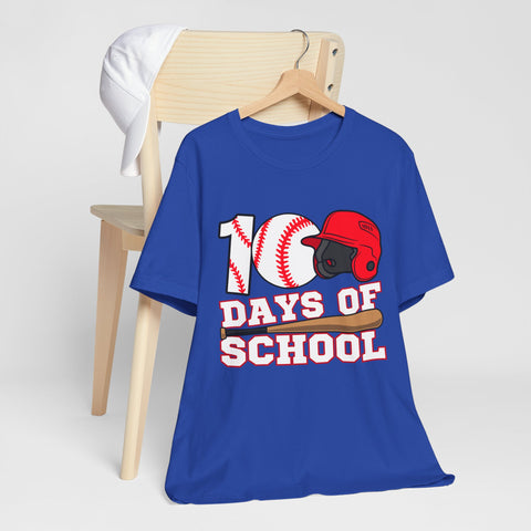 100 Days of School Baseball Unisex Tee