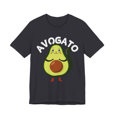 Funny Avogato for Cat And Avocado Lovers Unisex Tee