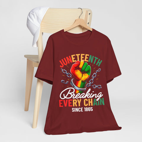 Juneteenth Celebration | Breaking Every Chain Unisex Tee