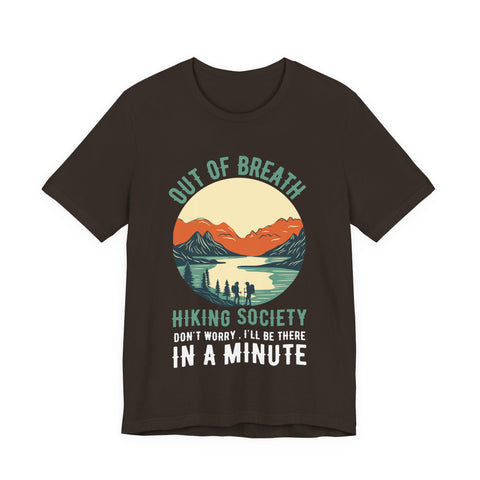 Out Of Breath Hiking Society Unisex Tee