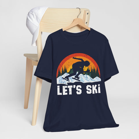 Let's Ski Adventure Unisex Tee Winter Sports
