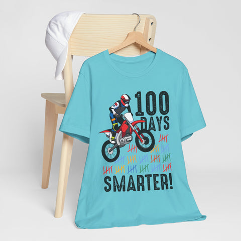 100 Days Smarter Motocross Milestone Unisex Tee