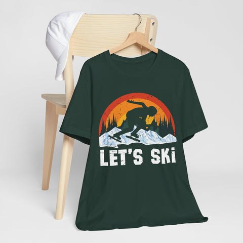 Let's Ski Adventure Unisex Tee Winter Sports
