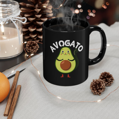 Avocado Lover Mug - Fun 'Avogato' Design (11oz & 15oz)
