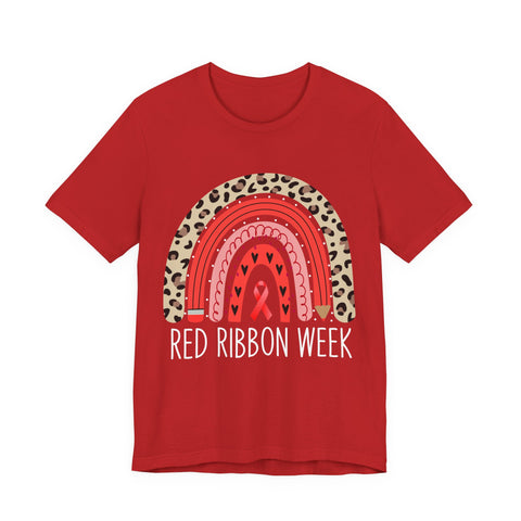 Red Ribbon Week Unisex Tee, Awareness Shirt
