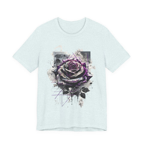 Purple Rose Artistic Unisex Tee