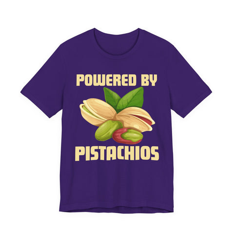 Powered by Pistachios Unisex Tee for Nut Lovers