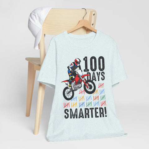 100 Days Smarter Motocross Milestone Unisex Tee