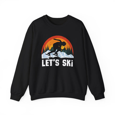 Let's Ski Adventure Winter Sports Sweatshirt