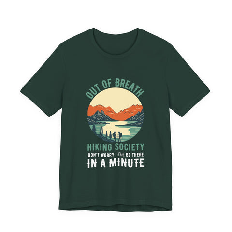 Out Of Breath Hiking Society Unisex Tee