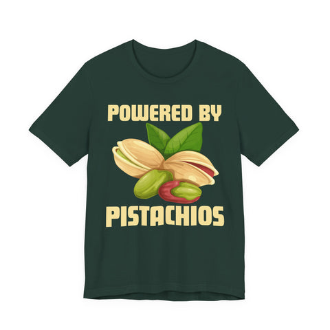 Powered by Pistachios Unisex Tee for Nut Lovers