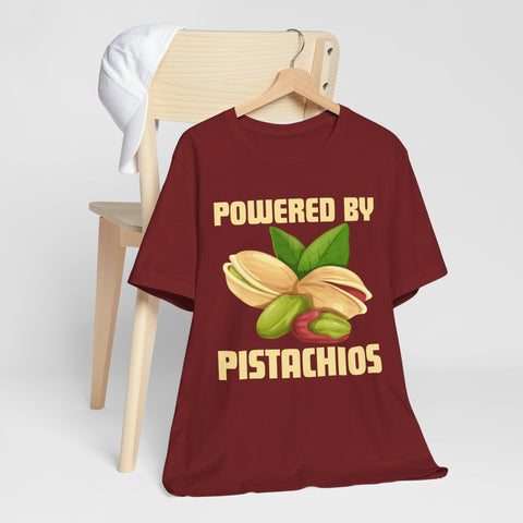 Powered by Pistachios Unisex Tee for Nut Lovers