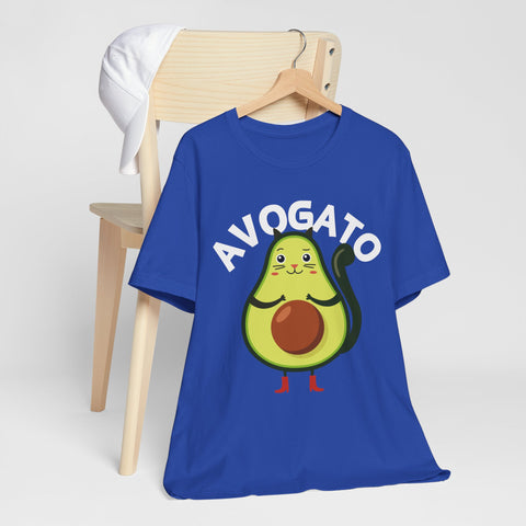 Funny Avogato for Cat And Avocado Lovers Unisex Tee