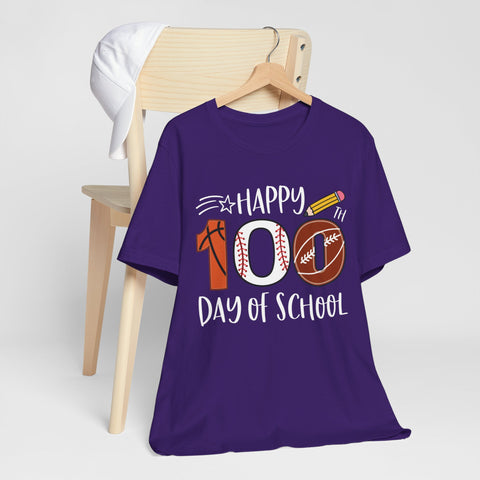 Happy 100th Day of School Unisex Tee