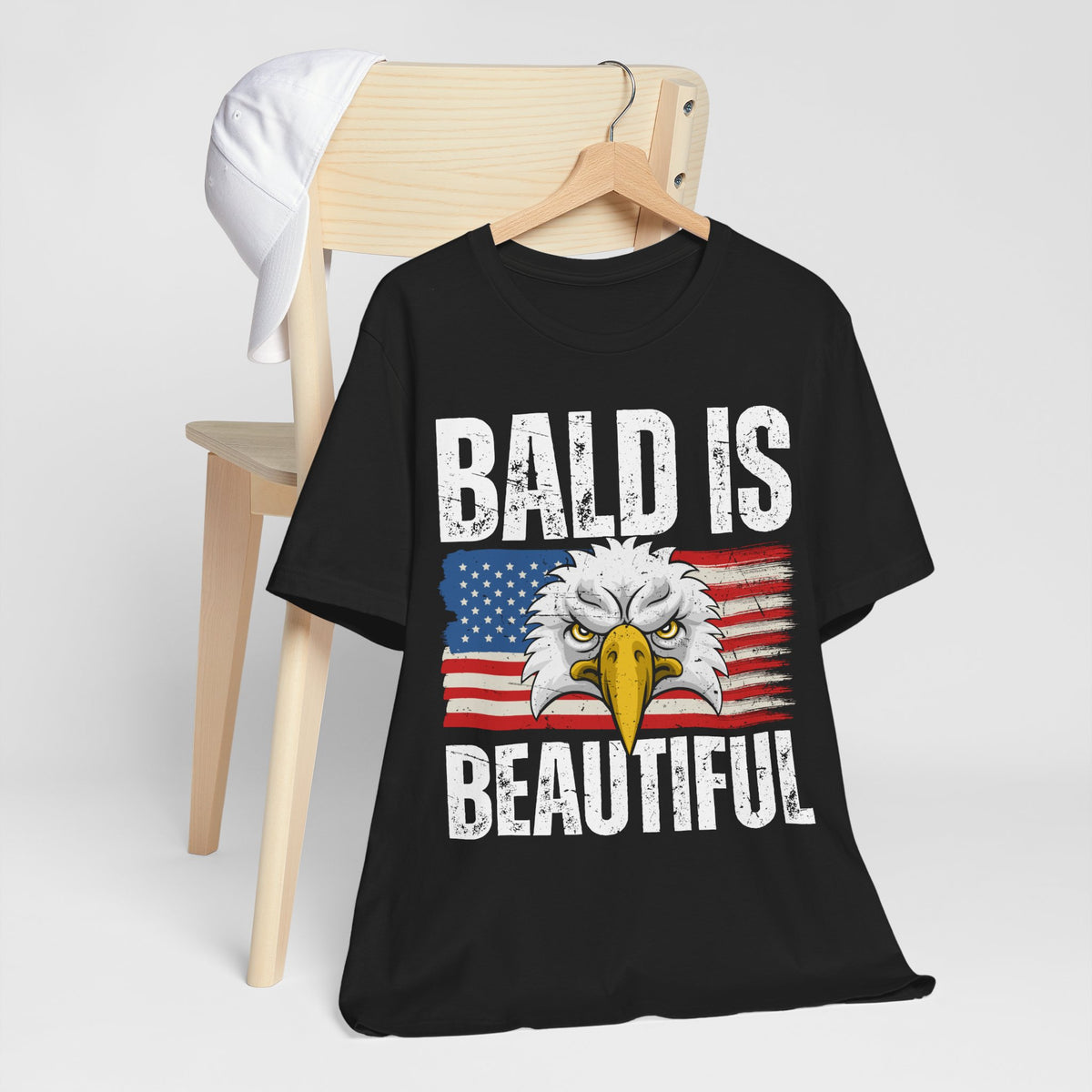 Bald Is Beautiful Eagle Unisex Tee